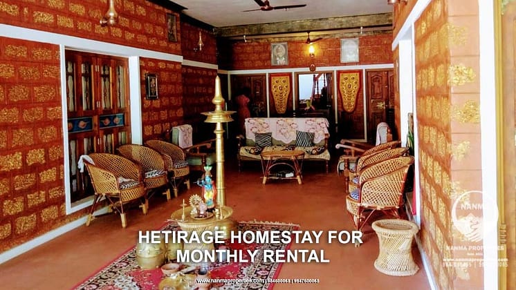 Homestay For Lease in Mararikulam, Alappuzha | Heritage | With Swimming Pool (Jacuzzi) | Monthly Rental | Mararikulam Real Estate